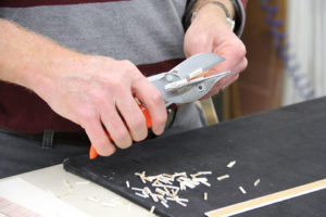 Fillets Being Cut for Frames